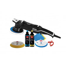 Masina de polizat Set de lustruire Big Foot amplitudine oscilatii: 21mm diametru disc 150mm ajustare turatie 3000-4500 rev./min. putere nominala 500W tensiune: 230V in set: accesorii RUPES 3201517B