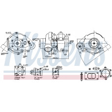 Turbocompresor Turbocharger with fitting kit MERCEDES ACTROS MP2 / MP3 OM541.923-OM541.995 04.03- NISSENS NIS 93336 Turbocompresor Turbocharger with fitting kit MERCEDES ACTROS MP2 / MP3 OM541.923-OM541.995 04.03- NISSENS NIS 93336
