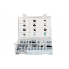 Unelte pentru intretinerea sistemului de A/C ERRECOM Set nakretek 60 szt. zabazpieczajacych porty serwisowe klimatyzacji HP/LP ERRECOM ER RK1052 Unelte pentru intretinerea sistemului de A/C ERRECOM Set nakretek 60 szt. zabazpieczajacych porty serwisowe klimatyzacji HP/LP ERRECOM ER RK1052