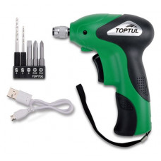 "Surubelnita burghiu Drill-screwdriver power supply: battery-powered type: pistol 1/4"" maximum torque: 45Nm number of batteries: 0 kit contains: drill bits screwdriver bits" TOPTUL KPDB0805 "Surubelnita burghiu Drill-screwdriver power supply: battery-powered type: pistol 1/4"" maximum torque: 45Nm number of batteries: 0 kit contains: drill bits screwdriver bits" TOPTUL KPDB0805
