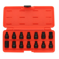 Unelte de manipulare lubricanti TOPTUL Zestaw 14 koncowek do odkrecania korkow spustowych oleju na klucz 17 mm TOPTUL JGAI1403 Unelte de manipulare lubricanti TOPTUL Zestaw 14 koncowek do odkrecania korkow spustowych oleju na klucz 17 mm TOPTUL JGAI1403