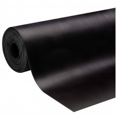 Covor Antiderapant din Cauciuc, Linoleum din Cauciuc pentru Protectie Podea Auto - model STRIURI FINE