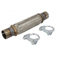 Tub flexibil sistem de esapament Amortizor de vibratii al sistemului de evacuare 40x200 pentru montarea rapida cu o clema JMJ JMJ 40X200S Tub flexibil sistem de esapament Amortizor de vibratii al sistemului de evacuare 40x200 pentru montarea rapida cu o clema JMJ JMJ 40X200S