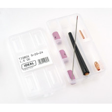 Accesorii si materiale pentru sudare Service parts kit 16mm box intended use: for welding low alloy steel high alloy steel copper nickel titanium welding clamp TIG20 TIG24 TIG9 IDEAL TIGBOX9/1.6/DC