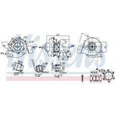 Turbocompresor Turbocharger with fitting kit MERCEDES NG O 303 O 330 SK OM422.951-OM442.980 08.73- NISSENS NIS 93298 Turbocompresor Turbocharger with fitting kit MERCEDES NG O 303 O 330 SK OM422.951-OM442.980 08.73- NISSENS NIS 93298