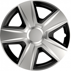 Capace roti auto Esprit BC 4buc - Argintiu/Negru - 14'' Capace roti auto Esprit BC 4buc - Argintiu/Negru - 14''