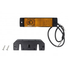 Lampa gabarit Clearance light LED colour: orange L/R with reflector with wire KRONE KRONE KR550017160 Lampa gabarit Clearance light LED colour: orange L/R with reflector with wire KRONE KRONE KR550017160