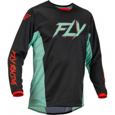 Camasa off-road T-shirt off road FLY RACING KINETIC S.E. RAVE colour neagra/mint/red size M FLY FLY 376-524M Camasa off-road T-shirt off road FLY RACING KINETIC S.E. RAVE colour neagra/mint/red size M FLY FLY 376-524M