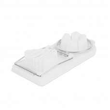Feliator ouă - plastic / oțel inoxidabil - 19 x 8 cm Feliator ouă - plastic / oțel inoxidabil - 19 x 8 cm