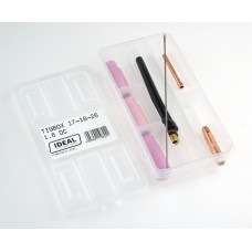 Accesorii si materiale pentru sudare Service parts kit 16mm box intended use: for welding low alloy steel high alloy steel copper nickel titanium welding clamp TIG17 TIG18 TIG26 IDEAL TIGBOX26/1.6/DC