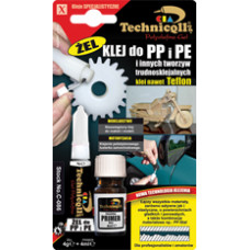 Adeziv pentru materiale plastice Adeziv din plastic dur 20 ml destinat pentru: ABS EVA PCV PUR TR dizolva partial suprafetele conectate TECHNICQLL TE C-086 4G+4ML Adeziv pentru materiale plastice Adeziv din plastic dur 20 ml destinat pentru: ABS EVA PCV PUR TR dizolva partial suprafetele conectate TECHNICQLL TE C-086 4G+4ML