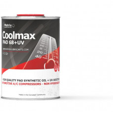 Uleiuri pt instalatia de climatizare Vehicle A C system oil PAO 68 1L pcs coolant type R134a contains UV colour PL DYE a C station model wszystkie modele MATRIX LUBRICANTS COOLMAX + Uleiuri pt instalatia de climatizare Vehicle A C system oil PAO 68 1L pcs coolant type R134a contains UV colour PL DYE a C station model wszystkie modele MATRIX LUBRICANTS COOLMAX +