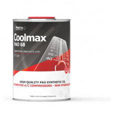 Uleiuri pt instalatia de climatizare Vehicle A/C system oil PAO 68 1L 1 pcs coolant type: R134a PAO 68 a/C station model: wszystkie modele MATRIX LUBRICANTS COOLMAX PAO 68 1L Uleiuri pt instalatia de climatizare Vehicle A/C system oil PAO 68 1L 1 pcs coolant type: R134a PAO 68 a/C station model: wszystkie modele MATRIX LUBRICANTS COOLMAX PAO 68 1L