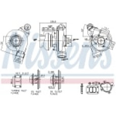 Turbocompresor Turbocharger with fitting kit IVECO EUROTECH MH EUROTRAKKER STRALIS I TRAKKER I F2BE0681A/F2BE3681A 09.98- NISSENS NIS 93757 Turbocompresor Turbocharger with fitting kit IVECO EUROTECH MH EUROTRAKKER STRALIS I TRAKKER I F2BE0681A/F2BE3681A 09.98- NISSENS NIS 93757