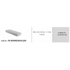 Piese si accesorii pentru elevatoare Polypropylene pad {Polypropylene pad} 340mmx132mmx50mm type: rectangle for lift Manufacturer: universal BOECK PE-900WEISS/KLEIN