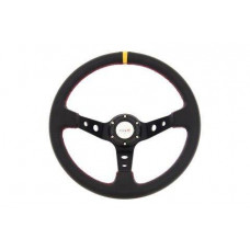 Echipament interior Interior accessories colour: neagra equipment model: CARBON YELLOW diameter: 350mm Aluminium / Leather SPEEDMAX PP-KR-020 Echipament interior Interior accessories colour: neagra equipment model: CARBON YELLOW diameter: 350mm Aluminium / Leather SPEEDMAX PP-KR-020