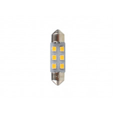 Bec incandescent LED light bulb LED 2pcs C5W 12V max. 1W light colour white socket type SV85-8 length: 36mm no road approval for vehicles without CAN-Bus M-TECH LB028W Bec incandescent LED light bulb LED 2pcs C5W 12V max. 1W light colour white socket type SV85-8 length: 36mm no road approval for vehicles without CAN-Bus M-TECH LB028W