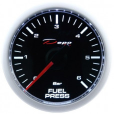 Manometru Fuel pressure 52mm disc colour neagra backlight colour white glass transparent DEPO RACING DP-ZE-004 Manometru Fuel pressure 52mm disc colour neagra backlight colour white glass transparent DEPO RACING DP-ZE-004