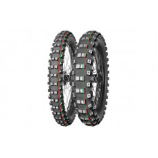 Anvelopa moto [2000026162101] Cross/enduro tyre MITAS 70/100-17 TT 40M TERRA FORCE-MX MH Front NHS red & green stripe MITAS 7010017 OMMT 40M TFMXH
