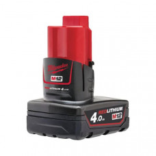 Acumulatori Battery 12V 4Ah number of batteries: 1pcs Li-Ion weight: 400g MILWAUKEE 4932430065 Acumulatori Battery 12V 4Ah number of batteries: 1pcs Li-Ion weight: 400g MILWAUKEE 4932430065