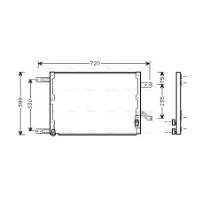 Condensator, climatizare A/C condenser ALFA ROMEO 166 2.0/2.5/3.0 09.98-06.07 AVA COOLING AL5080 AVA Condensator, climatizare A/C condenser ALFA ROMEO 166 2.0/2.5/3.0 09.98-06.07 AVA COOLING AL5080 AVA