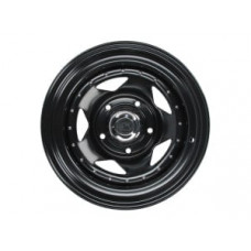 Janta Off-road; 15inch; rim fitting ET -25; bolt spacing 5x139,7; locating hole diameter 110mm; width 7inch; finish paintwork; colour black; uz pe circuit SUZUKI - SPEEDMAX SPBF-S01