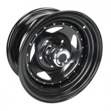 Janta Off-road; 15inch; rim fitting ET -50; bolt spacing 5x114,3; locating hole diameter 72mm; width 10,5inch; finish paintwork; colour black; uz pe circuit JEEP - SPEEDMAX SPBF-J11