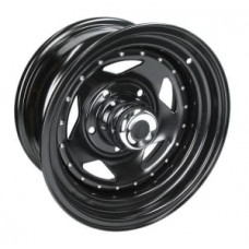 Janta Off-road; 16inch; rim fitting ET -50; bolt spacing 5x114,3; locating hole diameter 72mm; width 10,5inch; finish paintwork; colour black; uz pe circuit JEEP - SPEEDMAX SPBF-J12