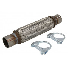 Tub flexibil sistem de esapament Amortizor de vibratii al sistemului de evacuare 45x230 pentru montarea rapida cu o clema JMJ JMJ 45X230S Tub flexibil sistem de esapament Amortizor de vibratii al sistemului de evacuare 45x230 pentru montarea rapida cu o clema JMJ JMJ 45X230S