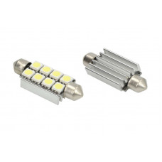 Bec incandescent LED light bulb LED 2pcs C5W 12V max. 192W light colour white socket type SV85-8 length: 41mm no road approval for vehicles with CAN-Bus M-TECH LB327W Bec incandescent LED light bulb LED 2pcs C5W 12V max. 192W light colour white socket type SV85-8 length: 41mm no road approval for vehicles with CAN-Bus M-TECH LB327W