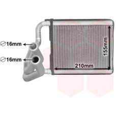 Radiator calorifer caldura HYUNDAI ACCENT IV VELOSTER KIA RIO III 1.1D-1.6D 11.10- VAN WEZEL WEZ83016701
