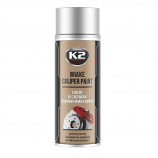 Vopsea pentru etrieri frana spray K2, 400ml - Argintiu Vopsea pentru etrieri frana spray K2, 400ml - Argintiu