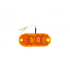 Lumina de clarificare Outline marker lights L/R orange LED height 45mm width 110mm depth 13mm surface hose length 165 no hanger 24V JOKON 12.1010.150