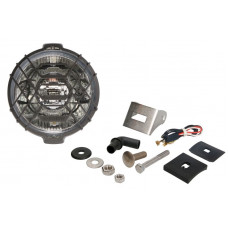 Far faza lunga Universal headlamp L/R long-range H3/T4W 12/24V diameter 183mm white metal chrome position lights cable 0.15 m grid WESEM HO2.15260.01