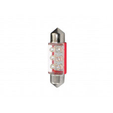 Bec incandescent LED light bulb LED 2pcs C5W 12V max. 037W light colour red socket type SV85-8 length: 36mm no road approval for vehicles without CAN-Bus M-TECH LB023R Bec incandescent LED light bulb LED 2pcs C5W 12V max. 037W light colour red socket type SV85-8 length: 36mm no road approval for vehicles without CAN-Bus M-TECH LB023R