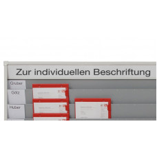 Accesorii de service bord Etykieta gorna tytulowa do tablicy planowania niezadrukowana. 2 szt. wymiary: 80x10 cm mozliwy wlasny nadruk Przeznaczenie nadruk: Opis tablicy procesu zadatnia itp. Typ mocowania: gorny EICHNER E-9035-00194 Accesorii de service bord Etykieta gorna tytulowa do tablicy planowania niezadrukowana. 2 szt. wymiary: 80x10 cm mozliwy wlasny nadruk Przeznaczenie nadruk: Opis tablicy procesu zadatnia itp. Typ mocowania: gorny EICHNER E-9035-00194