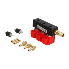 Rampa injector GPL Injectarea MOULDING VALTEK 3cyl OHM 3 + 3 x JETS RED VALTEK LPG TEG224AT Rampa injector GPL Injectarea MOULDING VALTEK 3cyl OHM 3 + 3 x JETS RED VALTEK LPG TEG224AT