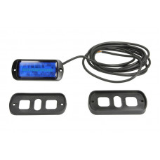 Girofar Rotating beacon blue 12/24V LED 21W rigid fitting 2-point assembly no of programs: 2 synchronized flash wire 3m WAS 1470 W217 Girofar Rotating beacon blue 12/24V LED 21W rigid fitting 2-point assembly no of programs: 2 synchronized flash wire 3m WAS 1470 W217