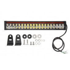 Far Universal headlamp long-range LED 12/24V width 538mm height 98mm depth: 942mm transparent aluminium neagra high beam flash light WAS 1544 W221.2 Far Universal headlamp long-range LED 12/24V width 538mm height 98mm depth: 942mm transparent aluminium neagra high beam flash light WAS 1544 W221.2