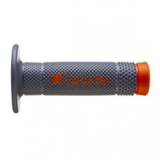 Manson ghidon diametru 22; 24mm lungime 115mm Offroad colour: grey/orange (2 pcs.) ARIETE 02643-ARGR Manson ghidon diametru 22; 24mm lungime 115mm Offroad colour: grey/orange (2 pcs.) ARIETE 02643-ARGR