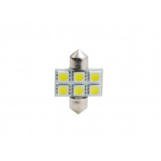 Bec incandescent LED light bulb LED 2pcs C5W 12V max. 144W light colour white socket type SV85-8 length: 31mm no road approval for vehicles without CAN-Bus M-TECH LB027W Bec incandescent LED light bulb LED 2pcs C5W 12V max. 144W light colour white socket type SV85-8 length: 31mm no road approval for vehicles without CAN-Bus M-TECH LB027W