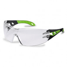 Protectia ochilor si fetei Protective glasses with temples uvex pheos UV 400 lens colour: transparent stadards: EN 166 EN 170 colour: Black/Green UVEX 9192.225 Protectia ochilor si fetei Protective glasses with temples uvex pheos UV 400 lens colour: transparent stadards: EN 166 EN 170 colour: Black/Green UVEX 9192.225