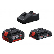 Acumulatori Battery set of Professional 18V 18V 2 / 4Ah number of batteries: 2pcs Li-Ion BOSCH 1 600 A01 ZS9 Acumulatori Battery set of Professional 18V 18V 2 / 4Ah number of batteries: 2pcs Li-Ion BOSCH 1 600 A01 ZS9