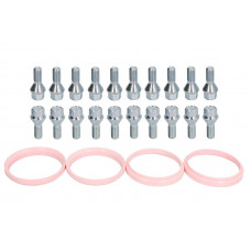 Trusa de montare a jantei de aliaj Fitting kit SX 76x666 CONICAL BOLTS 12X15X24 K17 B27 1 kit / 4 wheels - B/N qty 20 MAK MAK 8000000449 Trusa de montare a jantei de aliaj Fitting kit SX 76x666 CONICAL BOLTS 12X15X24 K17 B27 1 kit / 4 wheels - B/N qty 20 MAK MAK 8000000449