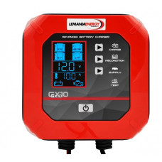 Aparat de incarcat bateria de acumulatori Battery charger charging voltage: 12 V LEMANIA ENERGY charging current: 10A power supply: 230V battery type: AGM/EFB/LiFePO4/VRLA/WET LEMANIA ENERGY 0XLMGX10 Aparat de incarcat bateria de acumulatori Battery charger charging voltage: 12 V LEMANIA ENERGY charging current: 10A power supply: 230V battery type: AGM/EFB/LiFePO4/VRLA/WET LEMANIA ENERGY 0XLMGX10