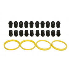 Trusa de montare a jantei de aliaj Fitting kit N 76x661 BLACK N M12x125 K19 CLOSED 1 kit / 4 wheels - B/N qty 20 MAK MAK 8000000209