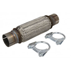 Tub flexibil sistem de esapament Amortizor de vibratii al sistemului de evacuare 50x200 pentru montarea rapida cu o clema JMJ JMJ 50X200S Tub flexibil sistem de esapament Amortizor de vibratii al sistemului de evacuare 50x200 pentru montarea rapida cu o clema JMJ JMJ 50X200S