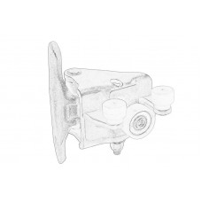 Ghidaj cu role, usa glisanta carucior cu usa glisanta centrala OE IVECO 5801522344