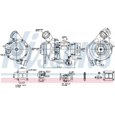 Turbocompresor Turbocharger with fitting kit SCANIA K OMNIEXPRESS PGRT TOURING DC13.05-DC13.121 04.04- NISSENS NIS 93612 Turbocompresor Turbocharger with fitting kit SCANIA K OMNIEXPRESS PGRT TOURING DC13.05-DC13.121 04.04- NISSENS NIS 93612