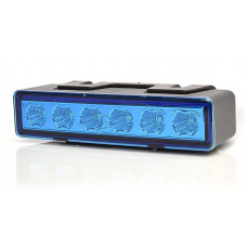 Girofar Rotating beacon blue 12/24V LED horizontal fixing directional WAS 899.1 W117 Girofar Rotating beacon blue 12/24V LED horizontal fixing directional WAS 899.1 W117